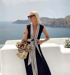 V Neck Vacation Dress