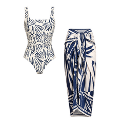 Bandeau Printed Swimsuit Set(s)