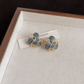 Retro-Chic Stud Earrings