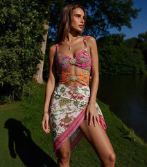 Printed Square Scarf