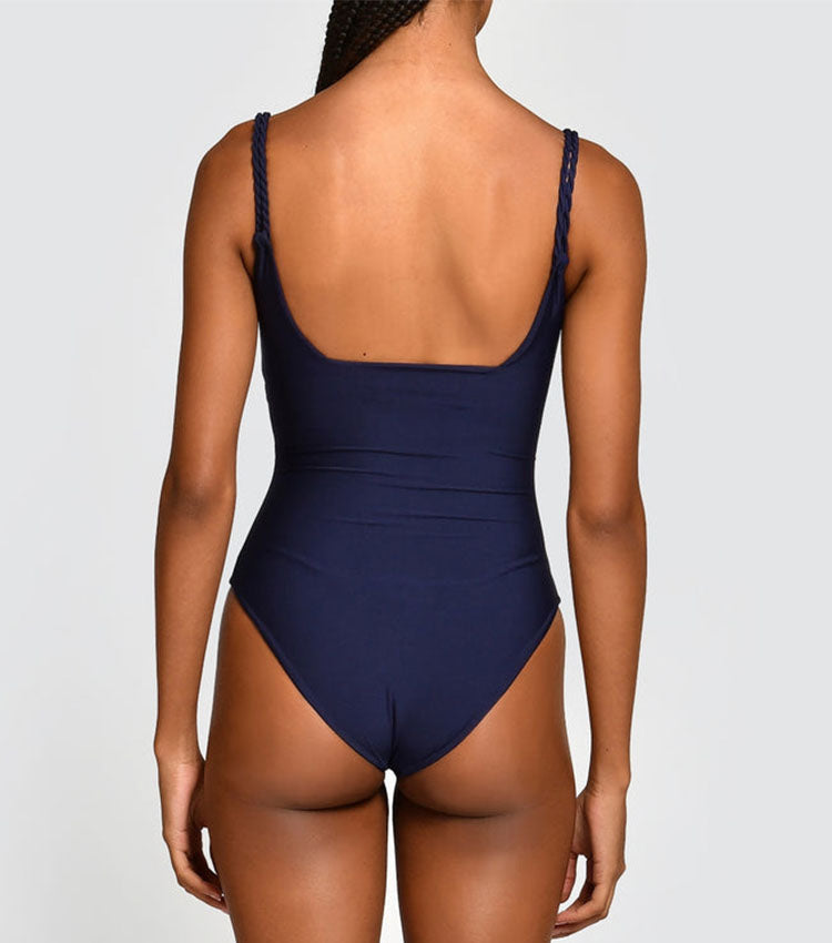 Bandeau Solid Color Swimsuit Set(s)