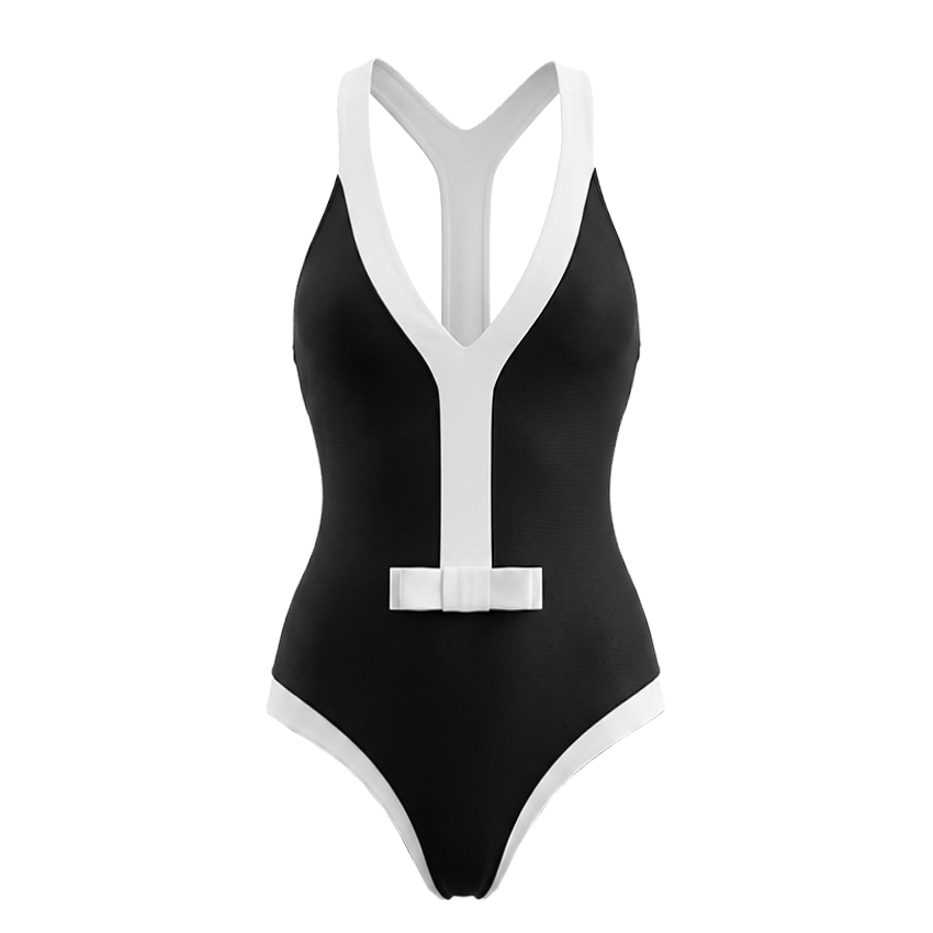Black & White Color Blocking Swimsuit set(s)