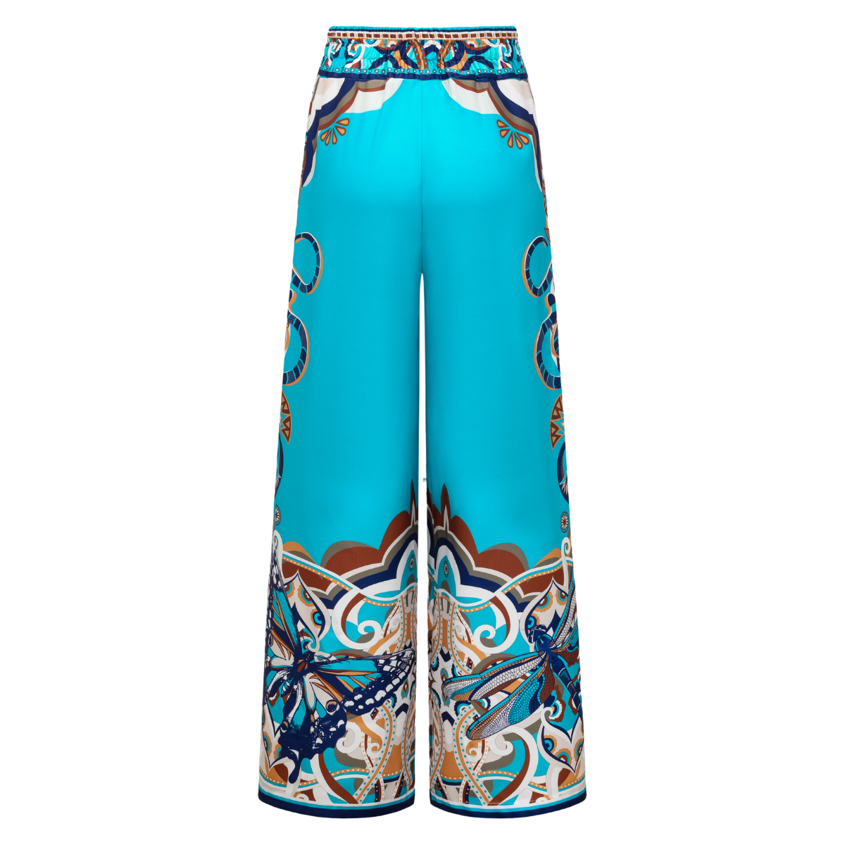 Butterfly and Dragonfly One Shoulder Hollow Print Bikini Swimsuit and Skirt