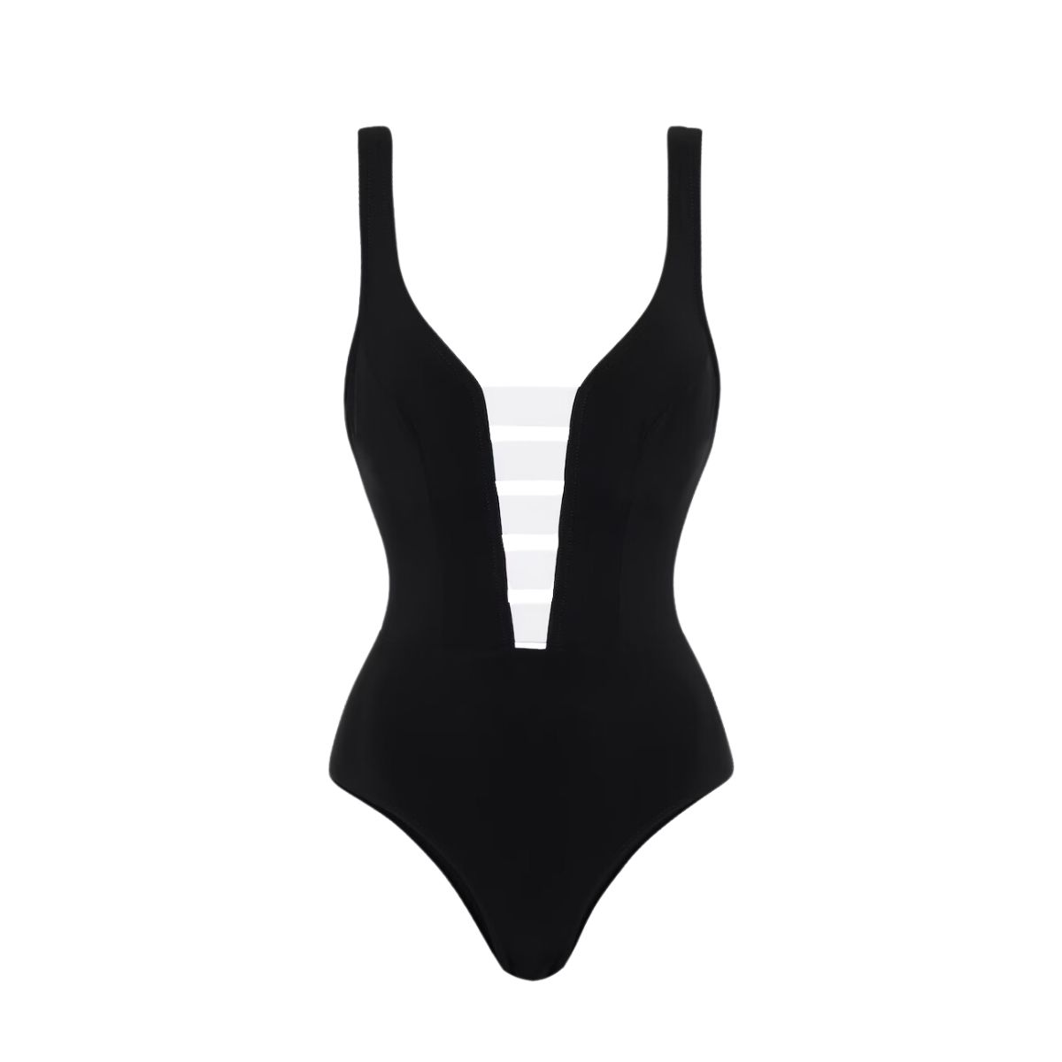 Plus Size Cutout Color Block One Piece Swimsuit and Skirt