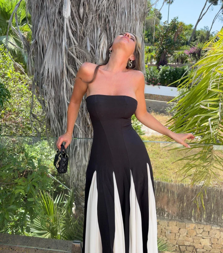 Sling Color Block Dress