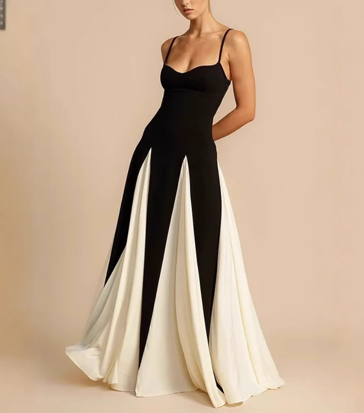 Sling Color Block Dress