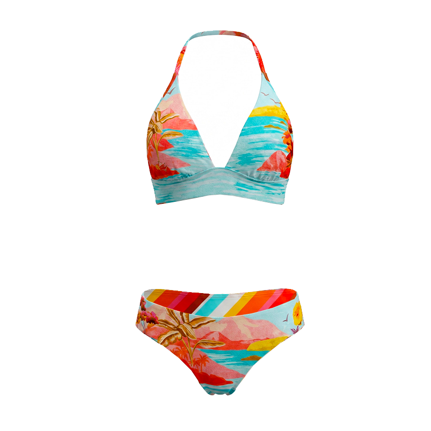 Reversible Landscape Print Swimsuit set(s)