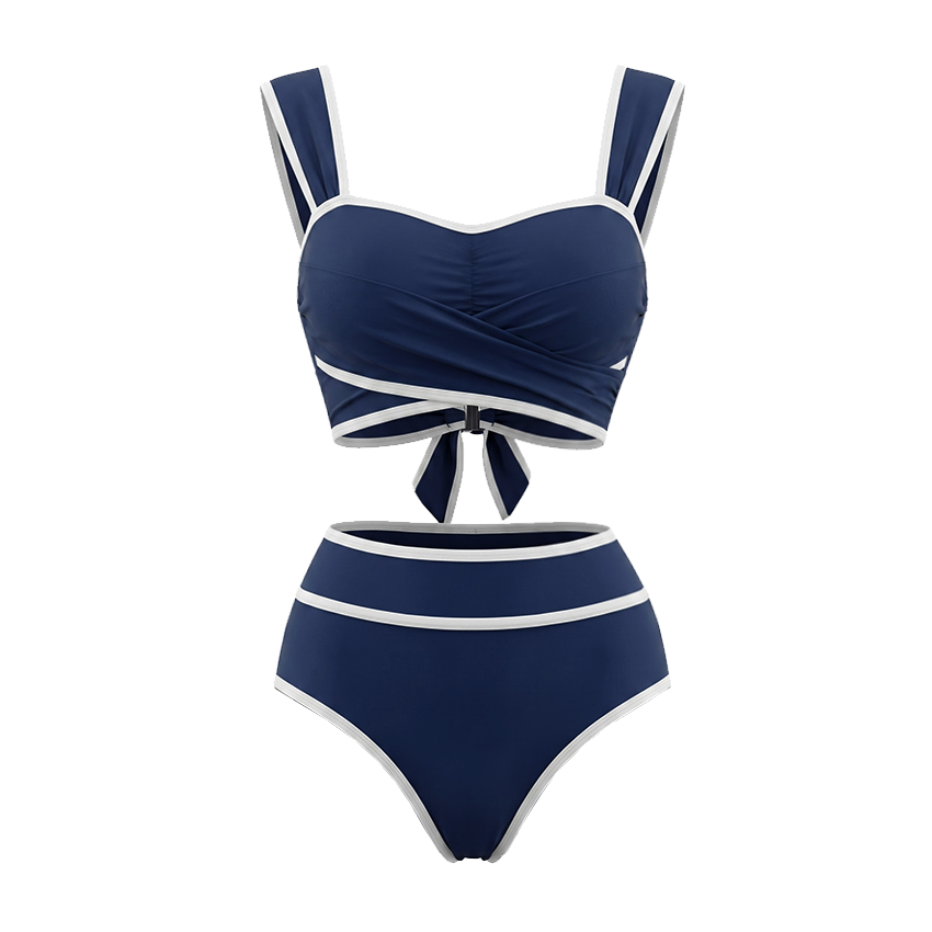 Navy Blue Strap Swimsuit set(s)