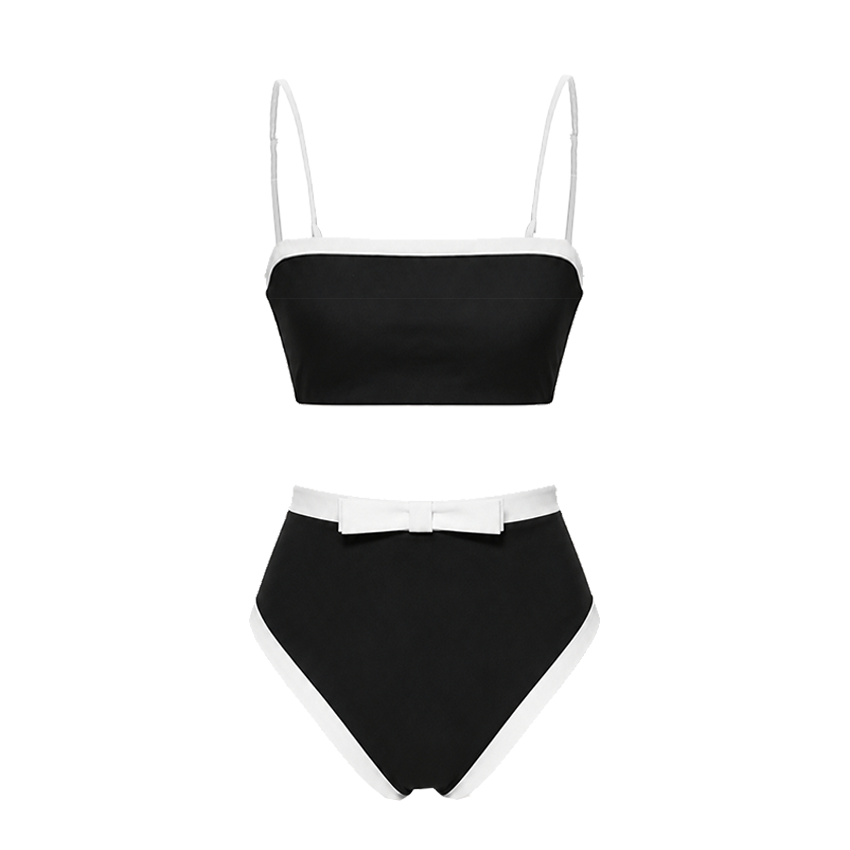 Strapless Bow-detailed Swimsuit set(s)