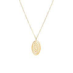 Spiral Pendant Necklace