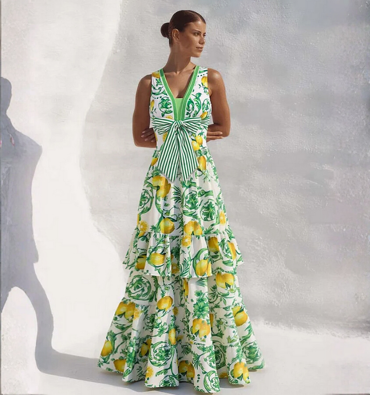 Plus Size Lemon One Piece Swimsuit and Skirt or Shorts