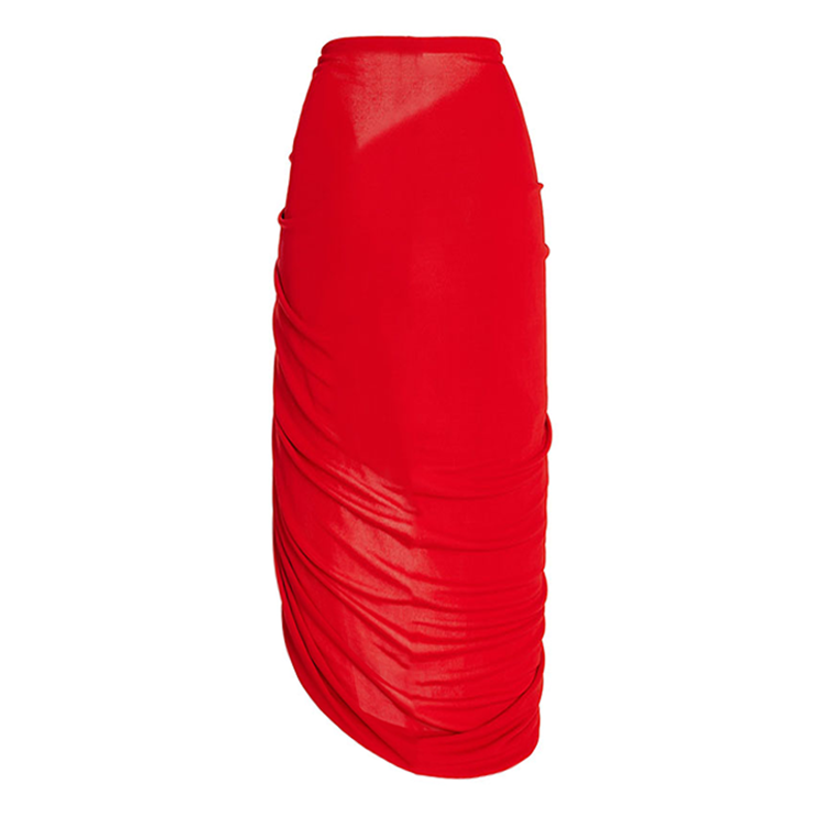 3D Flower Removable Strap Red One Piece Swimsuit and Sarong Flaxmaker