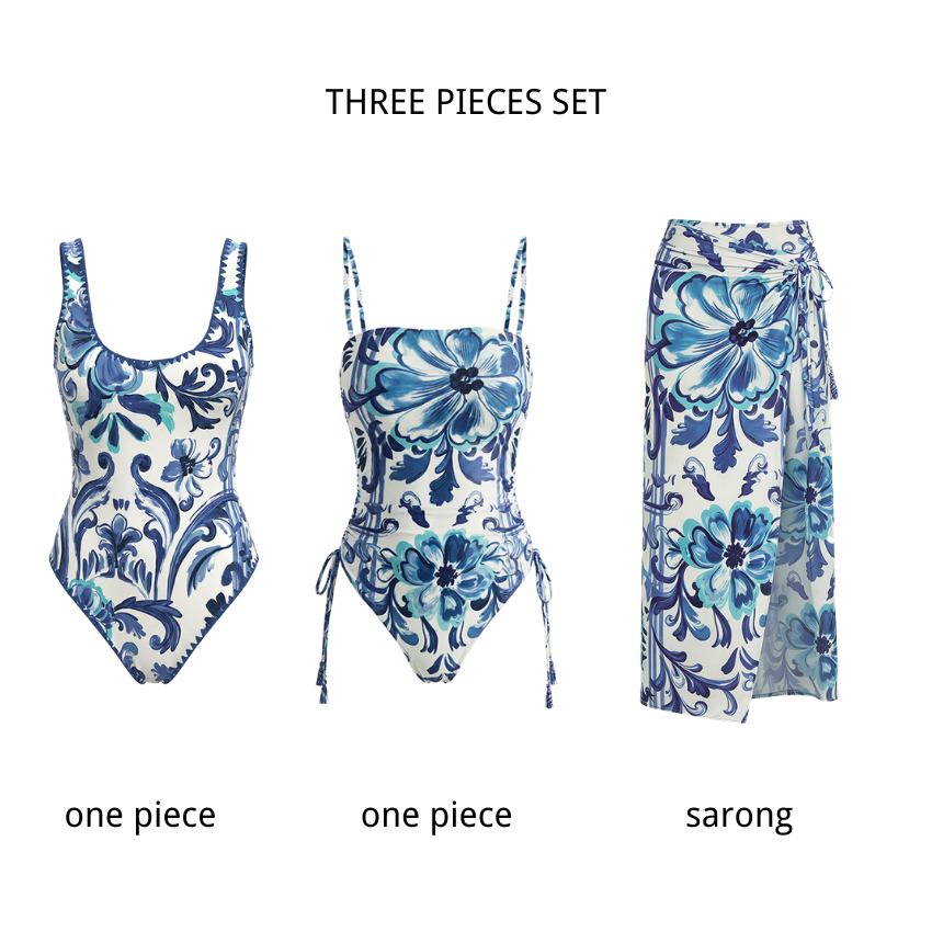 Strapless Drawstring Swimsuit set(s)