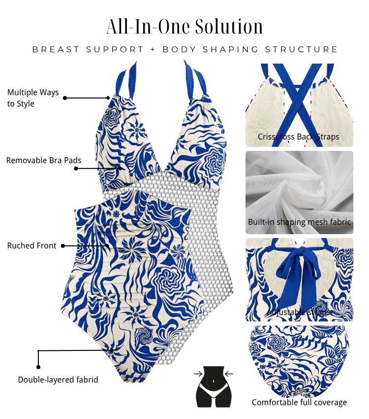 Tummy Control Multiple Ways to Style Swimsuit set(s)