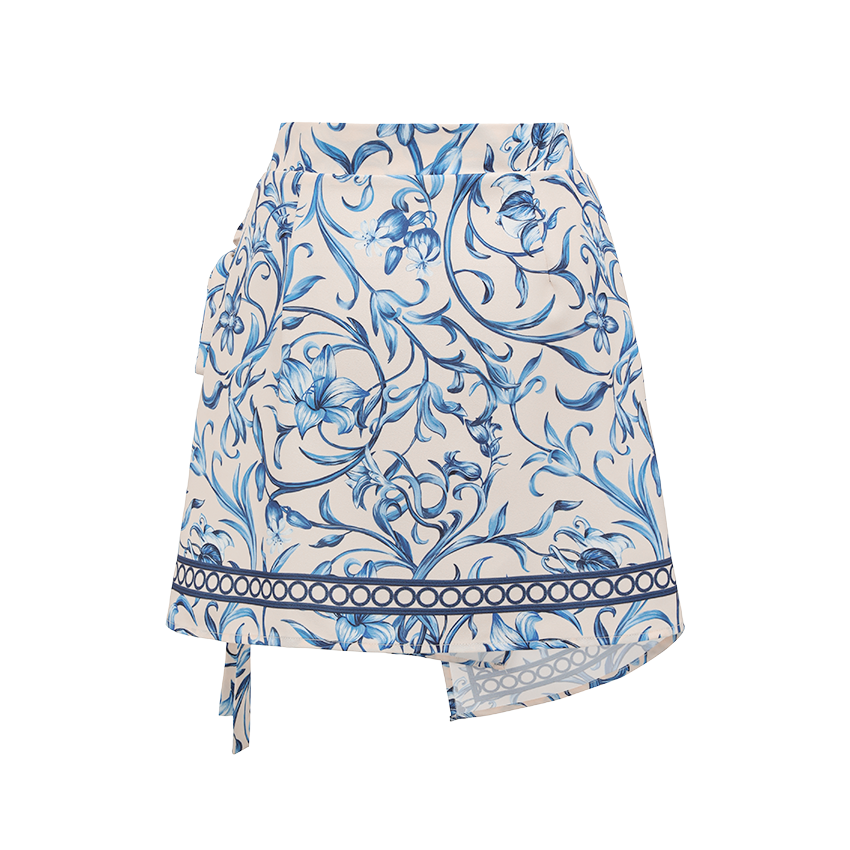 Bowknot Lily Printed Swimsuit Set(s)