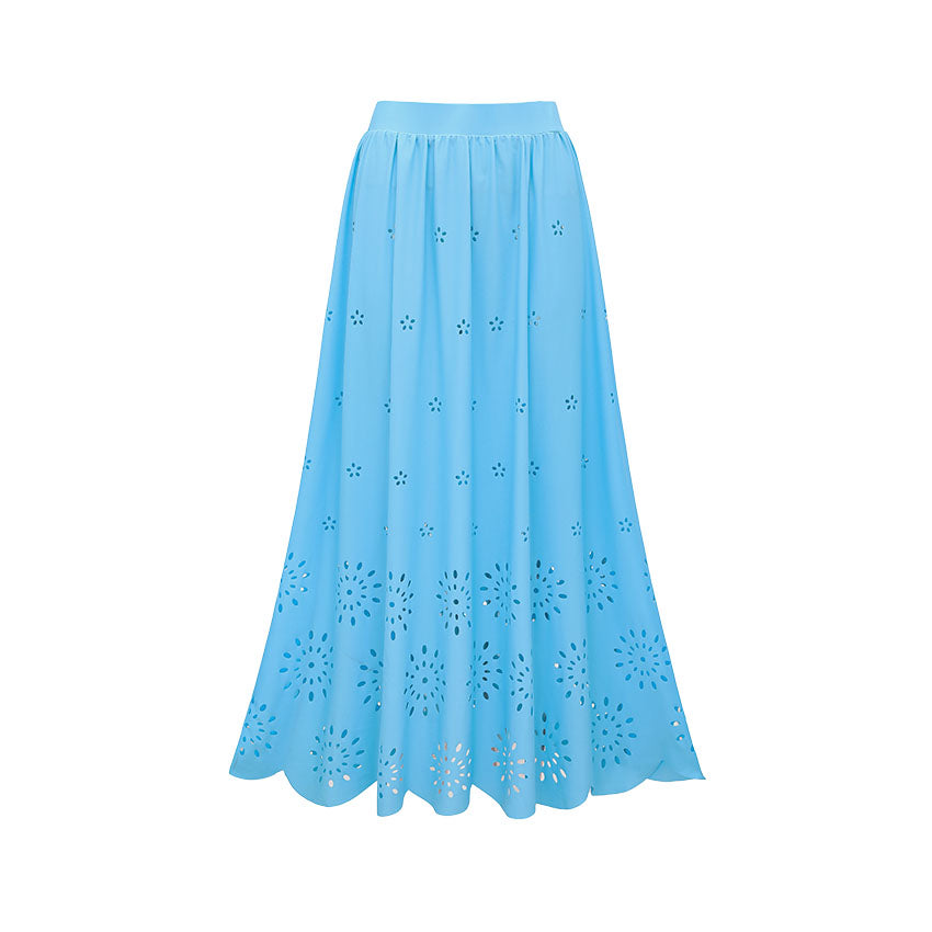 Bandeau Laser Cutting Flower Hollow Swimsuit Set(s)