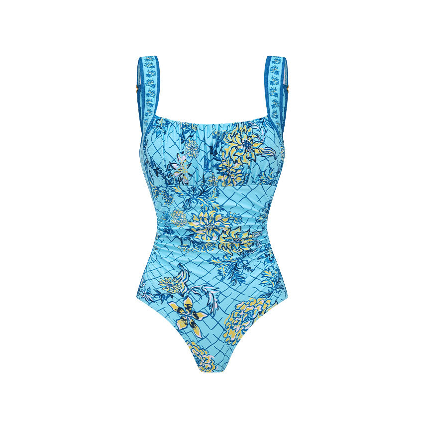 Bandeau Blossom Print Swimsuit Set(s)