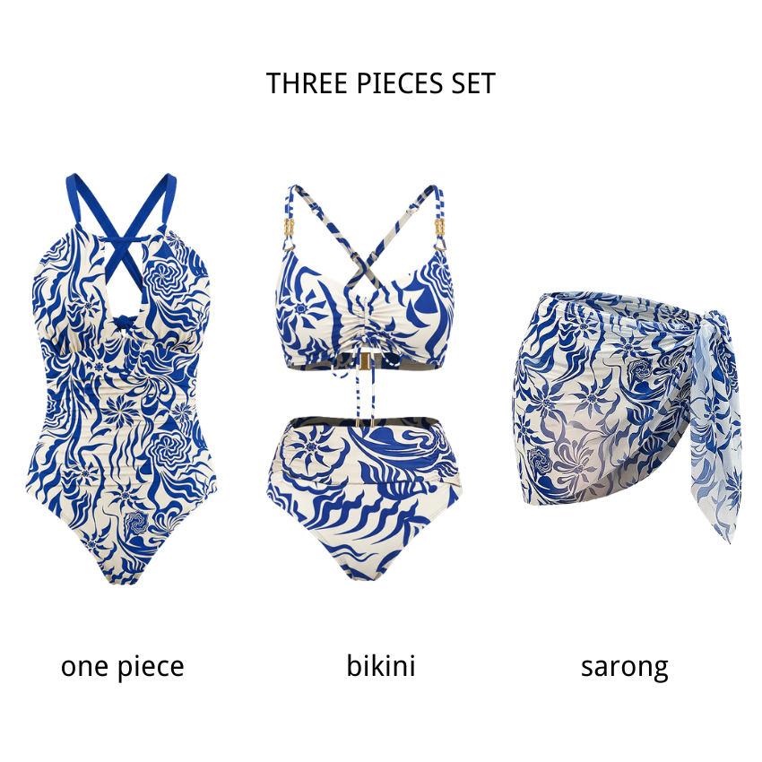 Tummy Control Multiple Ways to Style Swimsuit set(s)