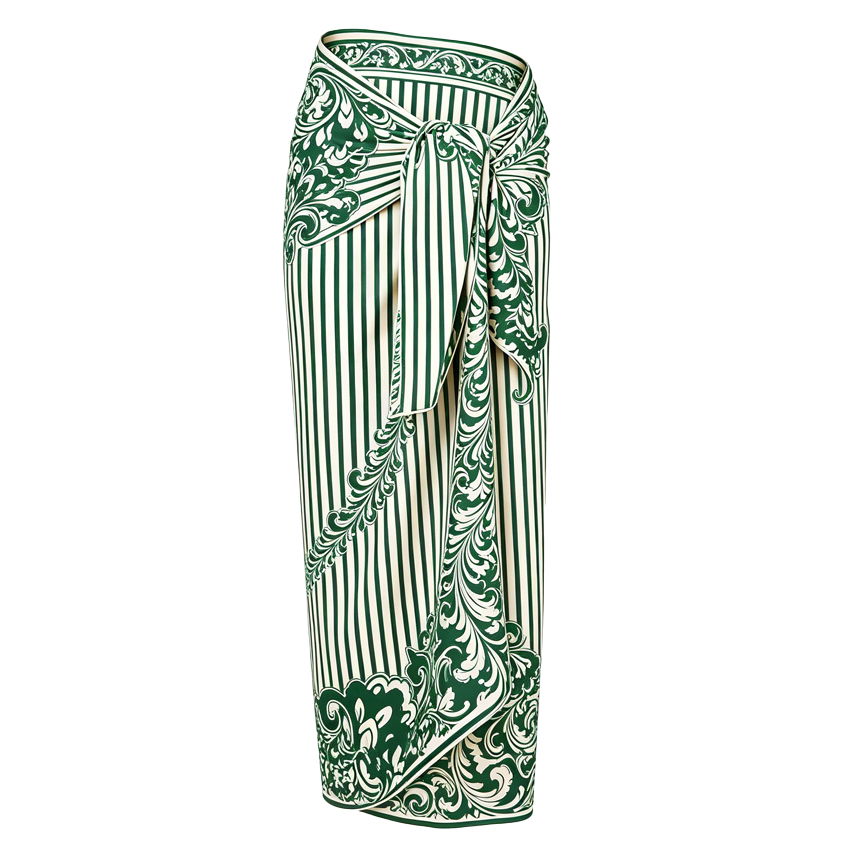 Dark Green Rope Decoration Swimsuit set(s)