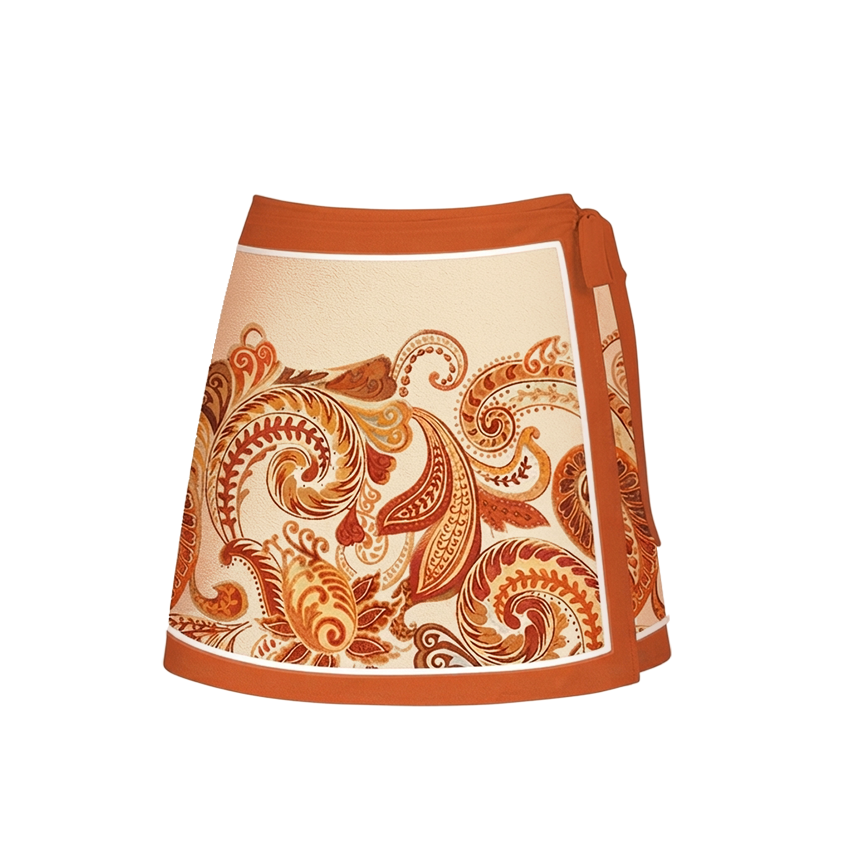 Adjustable Tie Straps Paisley Print Swimsuit Set(s)