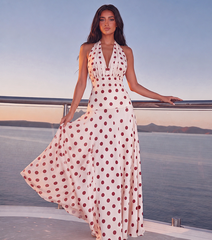 Red Polka Halter Swimsuit Set(s)