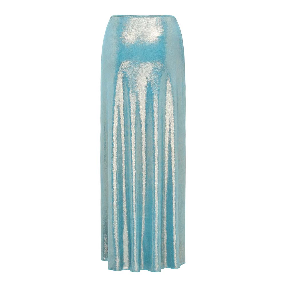 Plus Size Shiny Beaded Flowers Deep V-neck One Piece Swimsuit and Split Skirt