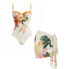 Sling Tropical Floral  Print Swimsuit Set(s)