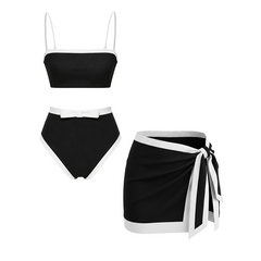 Strapless Bow-detailed Swimsuit set(s)