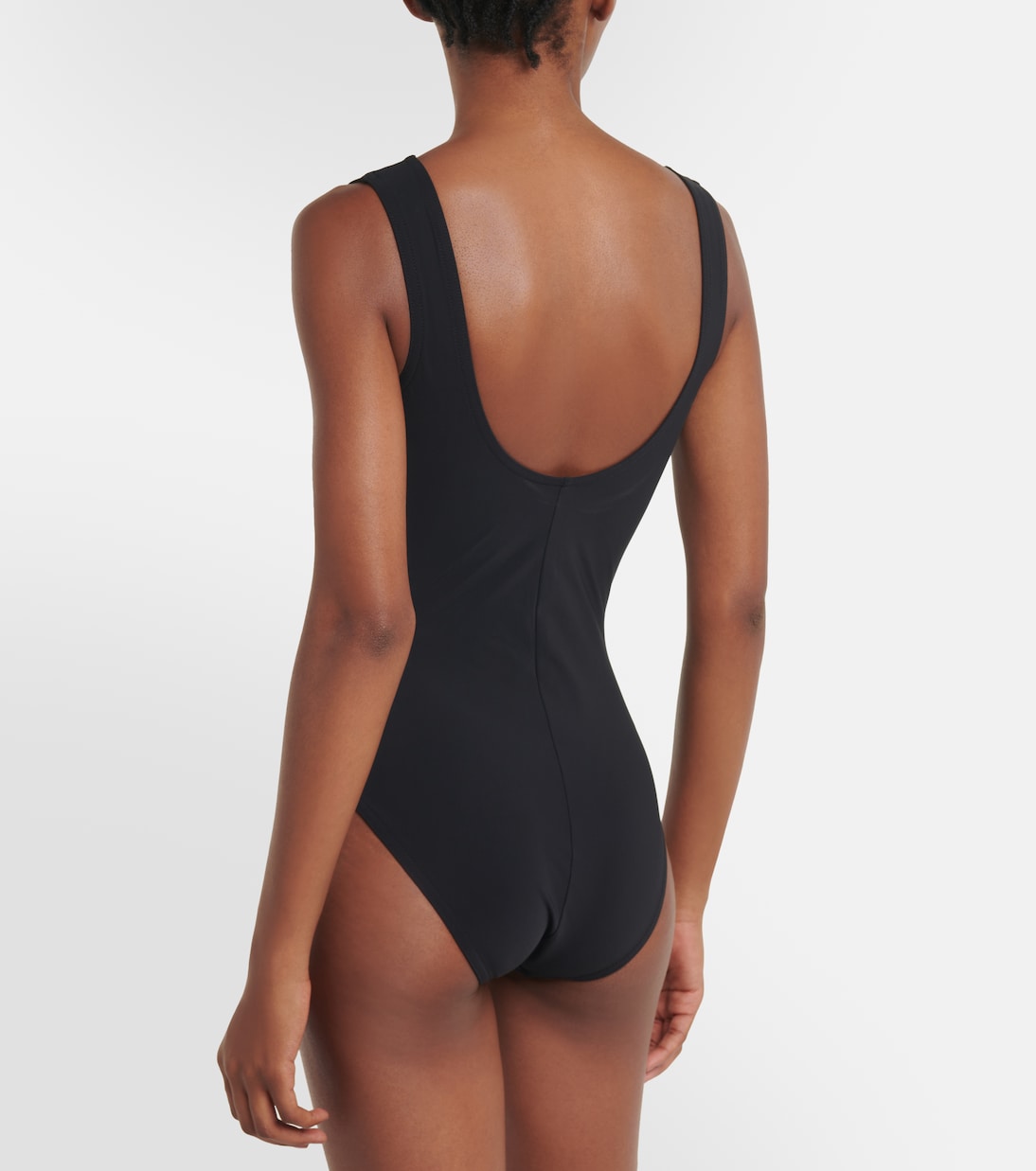 Plus Size Cutout V Neck Color Block One Piece Swimsuit And Sarong Flaxmaker