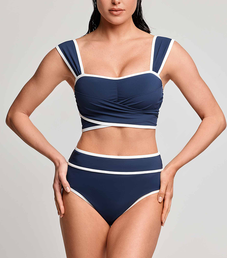 Navy Blue Strap Swimsuit set(s)