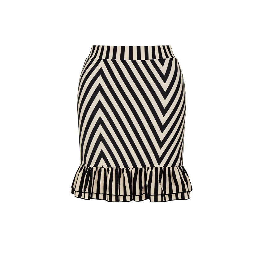 Bandeau Striped Print Swimsuit Set(s)