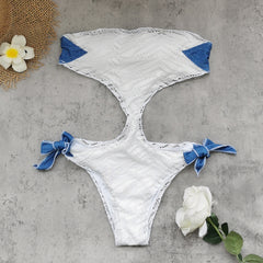 Bandeau Cutout Swimsuit