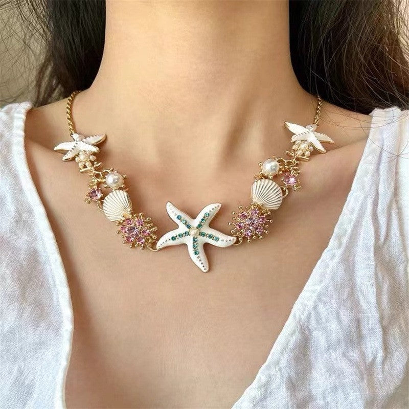 Starfish Seashell Necklace/bracelet