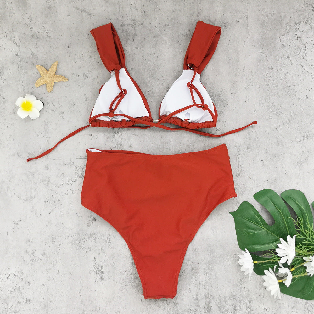 Sexy Solid Color Swimsuit Set(s)