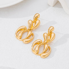 Teardrop Stud Earrings