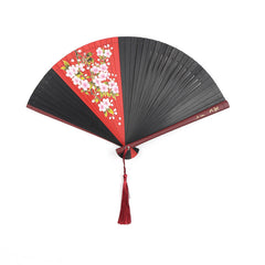 Openwork Bamboo Folding Fan