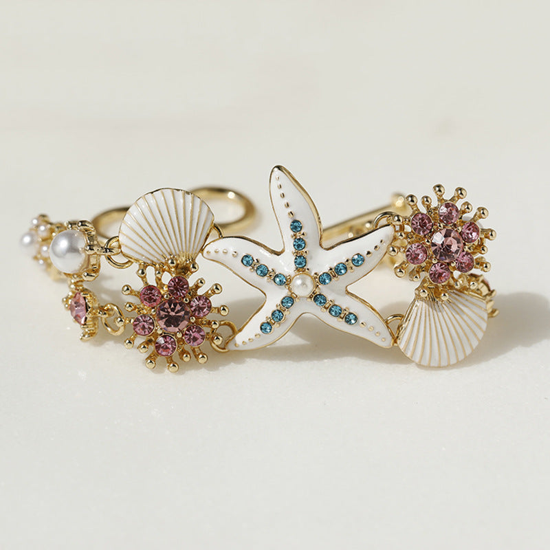 Starfish Seashell Necklace/bracelet