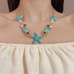 Starfish Seashell Necklace/bracelet