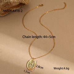 Spiral Pendant Necklace