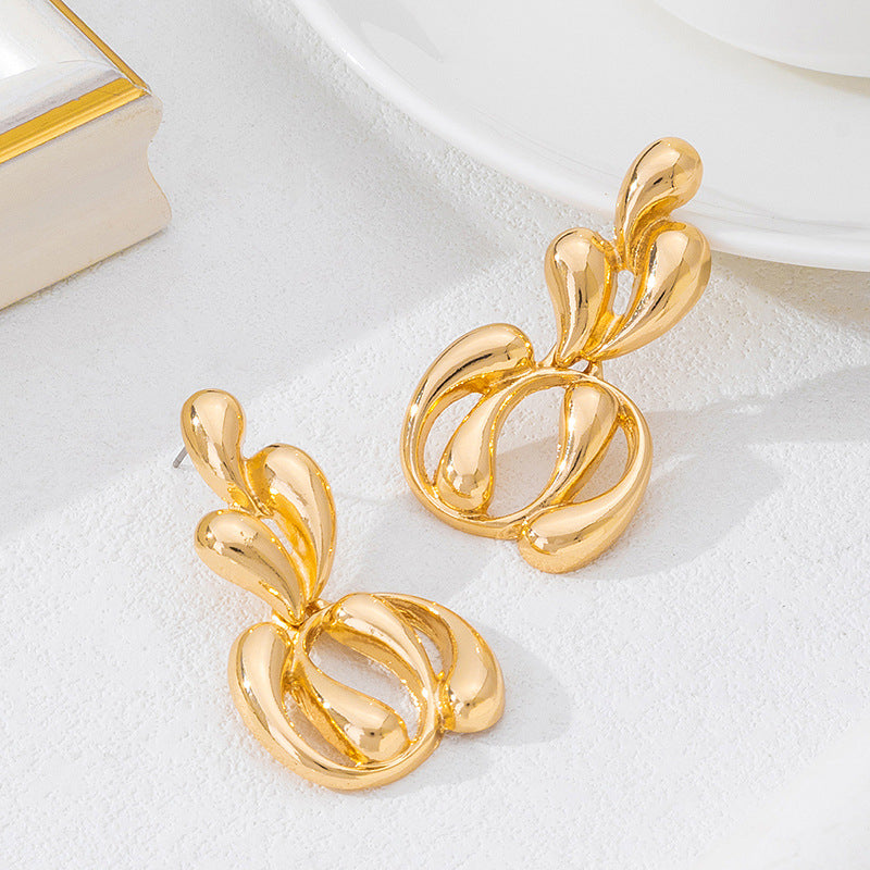 Teardrop Stud Earrings