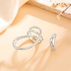 Irregular Alloy Toe Ring