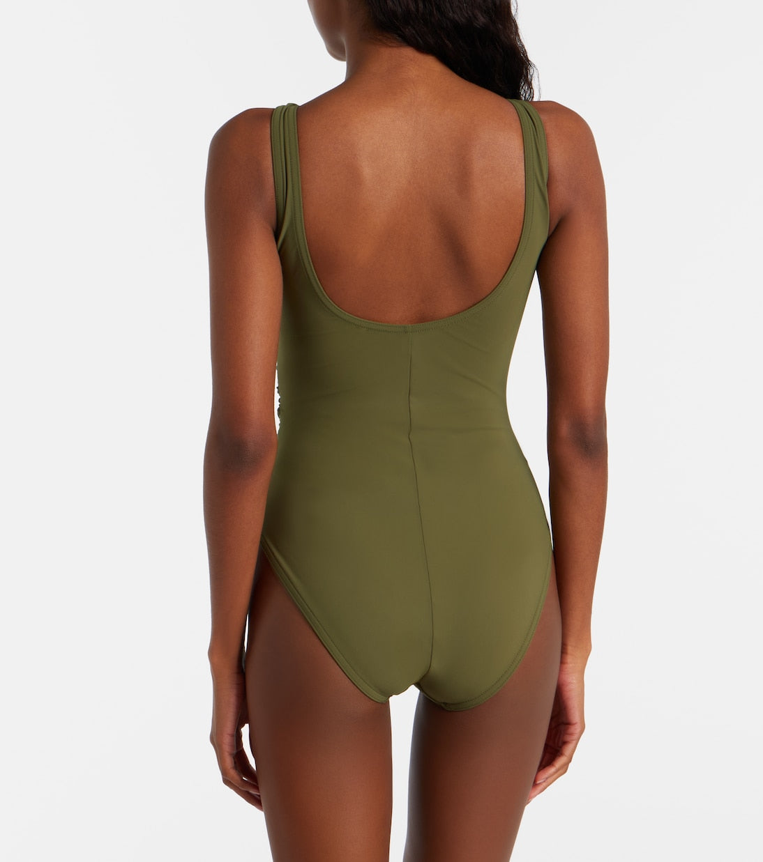 V Neck Green Swimsuit Set(s)