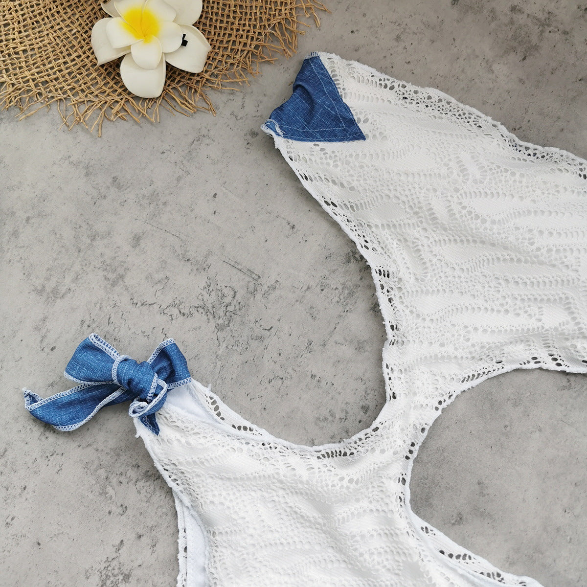 Bandeau Cutout Swimsuit